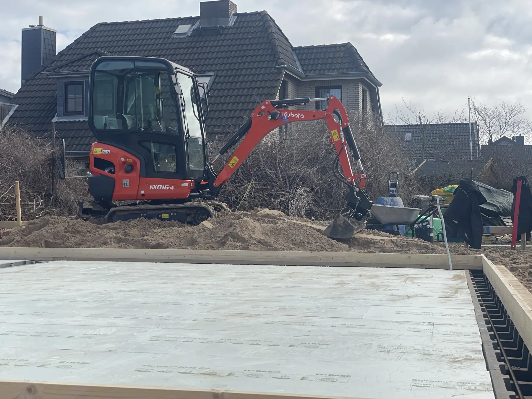 Kubota Minibagger KX016-4 LKW